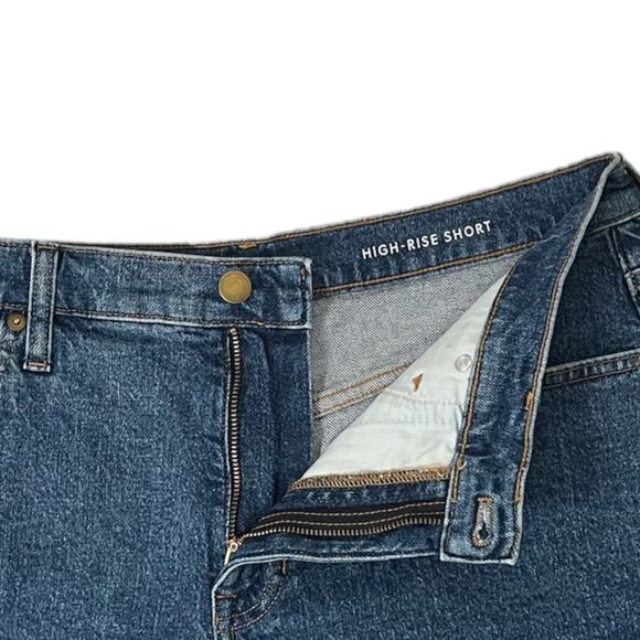 J. CREW High-Rise A-line Denim Shorts In Ancient Laurel Wash Size 29 - Picture 3 of 9